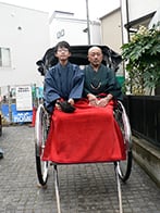 鎌倉の街と人力車1